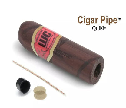 Original Wooden Cigar Pipe™ – Small Bowl, Smooth Draw, Portable & Easy to Clean – Gift-Ready