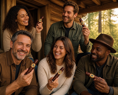 Original Wooden Cigar Pipe™ – Small Bowl, Smooth Draw, Portable & Easy to Clean – Gift-Ready